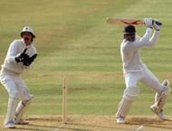 Mohammad Azharuddin on song at Lord's, 1990.